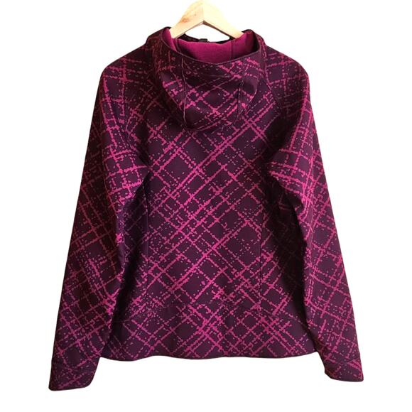 Columbia OmniShield Soft Shell Jacket Hooded Full Zip Pockets Pink Women's Large - Picture 8 of 10